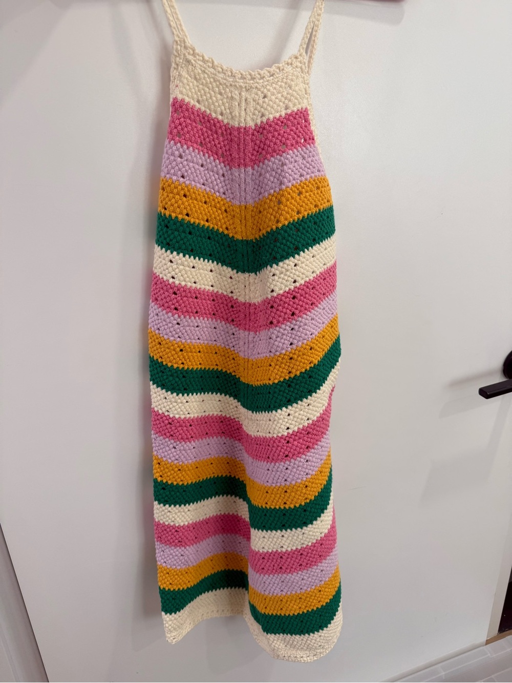 Maje Ramona knit crochet Maxi Dress